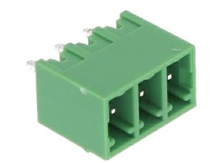 Svorkovnice násuvná 3P- část do DPS, KF2EDGV-3P, RM=3,81mm