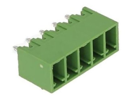 Svorkovnice násuvná 5P- část do DPS, KF2EDGV-5P, RM=3,81mm