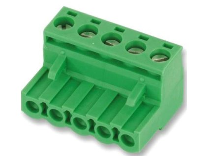 Svorkovnice násuvná 5P- část se svorkami, KF2EDGK-5P, RM=3,81mm