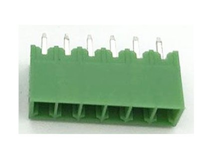 Svorkovnice násuvná 6P- část do DPS, KF2EDGV-6P, RM=3,81mm