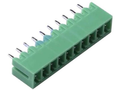 Svorkovnice násuvná 10P- část do DPS, KF2EDGV-10P, RM=3,81mm