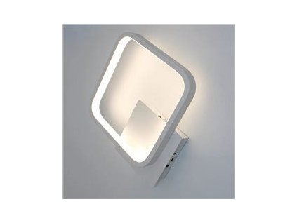 LED nástěnné svítidlo 12W 20x23CM bílé