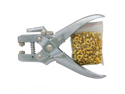 Kleště očkovací + 100ks oček