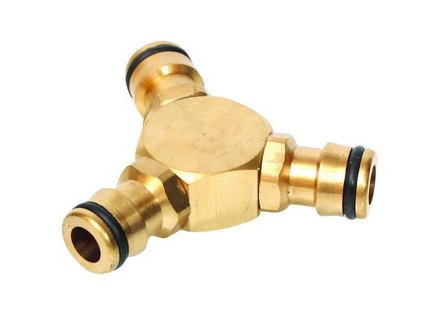 Spojka rozvodka 3 rychlospojek mosaz  ROSA