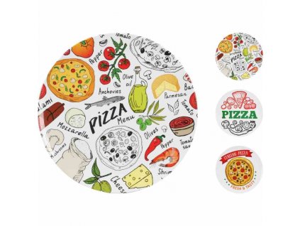 Pizza talíř 33 cm design ITALIAN PIZZA