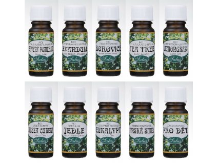 Esenciální olej eukalyptus 10 ml, pro aroma difuzér - SALOOS