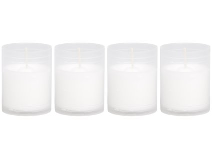 Svíčka parafín 45g 4ks bílá
