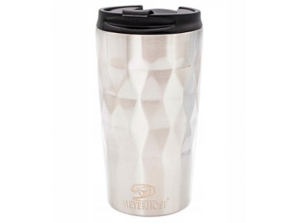 Hrnek termo nerez 380ml  MEYERHOFF DIAMOND stříbrná