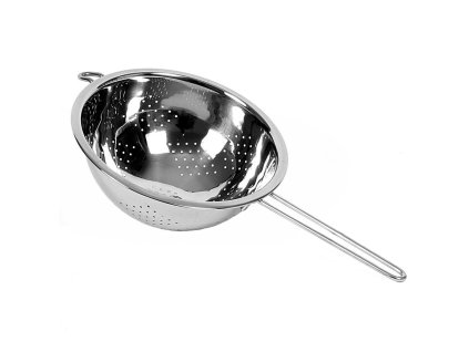 Cedník nerez ¤24cm s ručkou plný  PREMIUM