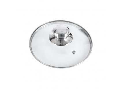 Poklice sklo ¤14cm s rámkem a nerez úchytem