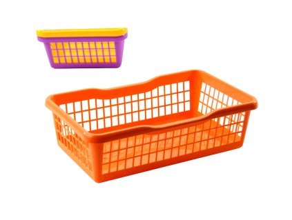 Košík PH K3 30x20x10cm  PLAFOR, mix barev