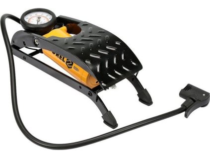 Hustilka nožní jednopístová s manometrem