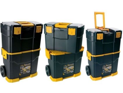 Kufr na nářadí plastový na kolečkách 460x285x665mm, ArtPlast 6700R