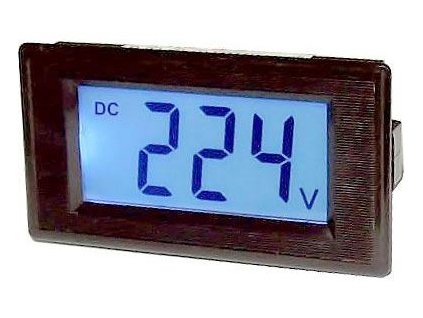 JYX85-panelový LCD MP 600V= 70x40x25mm,napájení 6-12V=