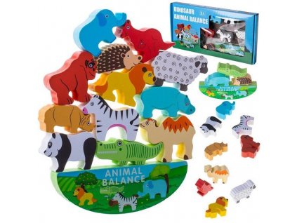 Skládací  dřevěná zvířatka Safari