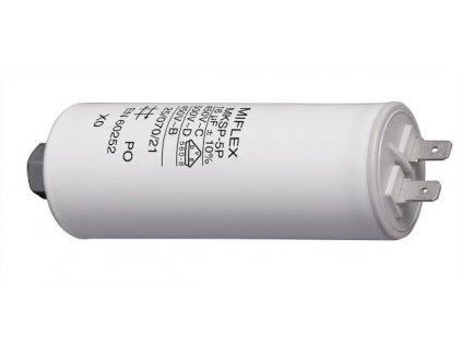 16uF/450V motorový kondenzátor MKSP-5P - fastony, 35x83mm