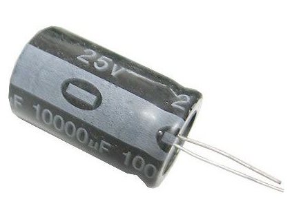 10000u/25V 105° 18x42x10mm, elektrolyt.kondenzátor radiální