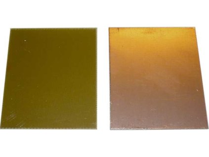 Cuprextit 50x60x1,5mm Cu=35um materiál FR-4