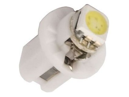 Žárovka LED B8,5D 12V/0,5W bílá