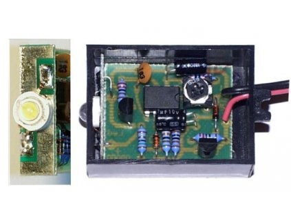MINI Stroboskop LED 1W 12V auto-tuning STAVEBNICE