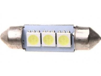 Žárovka LED SV8,5-8 sufit 39mm 12V/1W, bílá, 3xSMD5050