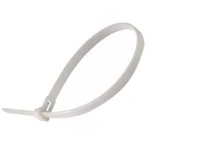 Stahovací páska 2,5x120mm bílá, balení 100ks