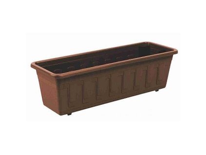 Samozavlažovací truhlík Garden Flor 50 cm hnědá