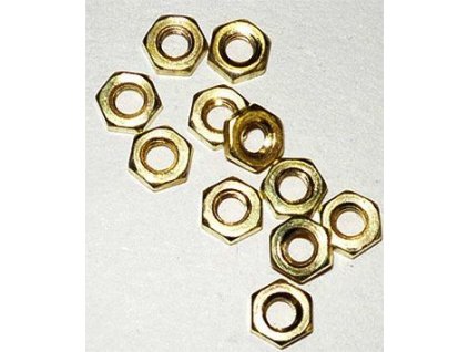 Mosazná matička M3 /matice, matka/