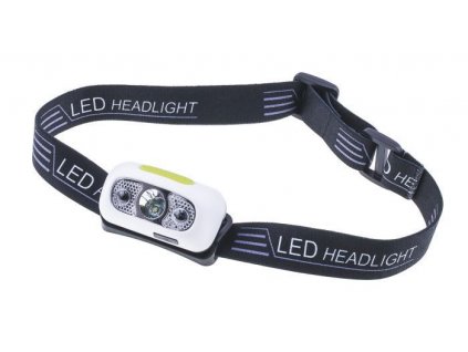 Svítilna, čelovka LED bílá s pohybovým senzorem a akumulátorem