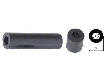 Distanční sloupek plastový 3,6/7mm, v=9mm KDR09