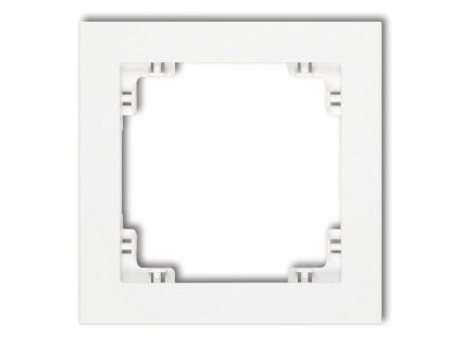 Rámeček jednonásobný, bílý, DECO Karlik