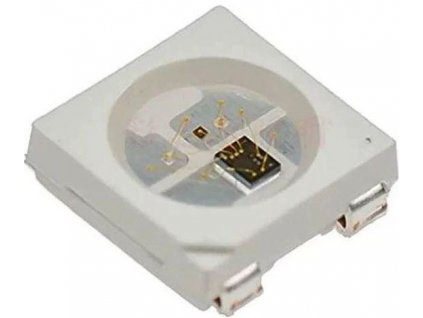 LED SMD 5050 RGB programovatelná WS2812B, napájení 5V