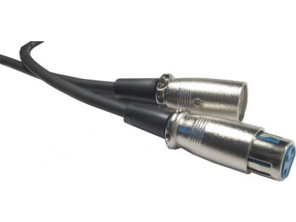 Kabel XLR 3P konektor - XLR 3P zdířka  10m, OFC kabel 6mm