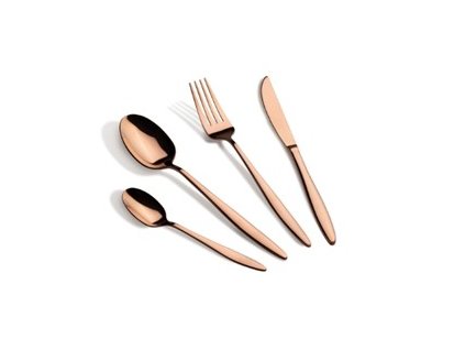 Sada příborů 24 ks Rosegold Metallic Line