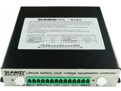 Bateriový balancér SUNKKO BAL-513A 4-13S 5A pro Li-Ion, LiFePO4 články