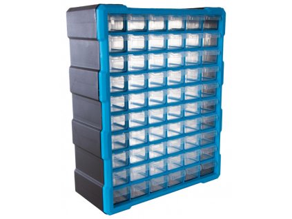 Plastový organizér / box na šroubky, 60 rozdělovníků - MW1505