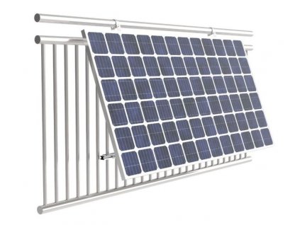 Držák pro fotovoltaický panel na balkón