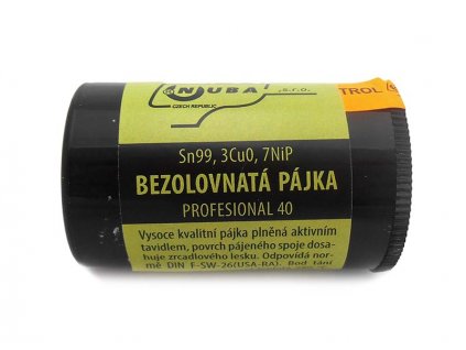 Pájecí cín Sn99, 3Cu0, 7NiP - 40 g