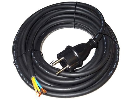 Flexo s volným koncem 3x1,5mm 5m guma /3G1.5mm2/