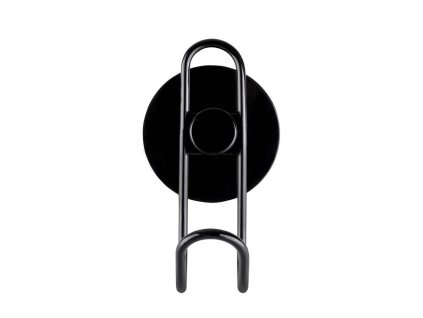 Věšák 1 háček černý samolepicí  AWD1663