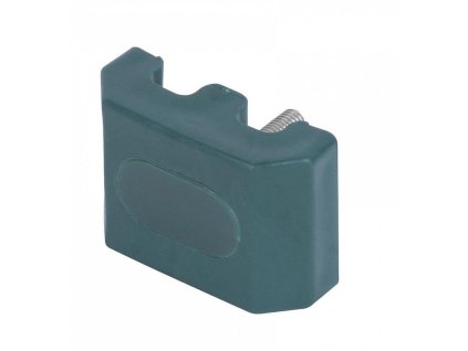 Úchytka na sloupek EUROSTANDARD 60x60mm, tvar M, zelená, bal. 10ks