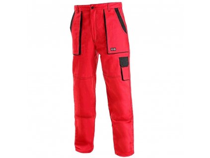 Kalhoty do pasu CXS LUXY JOSEF, pánské, červeno-černé, vel. 50