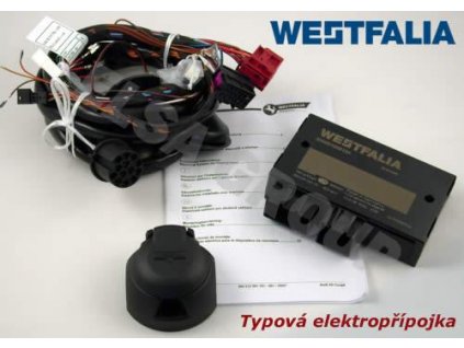 Typová elektropřípojka Audi A4 Allroad 2016/01- (B9), 13pin, Westfalia