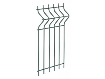 Plotový panel EUROSTANDARD, zelený, 3D 2500x1730/200x50/4,00mm, RAL6005