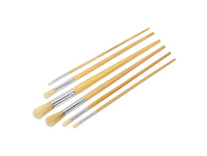 Sada štětců, kulaté 6ks (2,4,6,8,10,12)