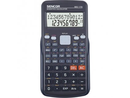 Vědecký kalkulátor- kalkulačka -240 funkcí, SEC 170 SENCOR