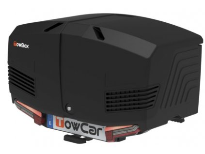 TowCar TowBox V3 černý, uzavřený, na tažné zařízení