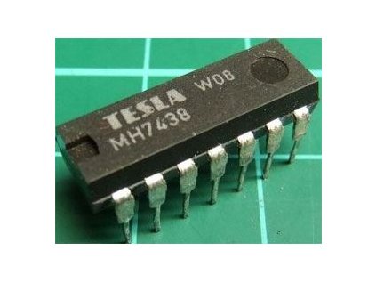 7438 4x 2vstup NAND výkonový, DIL14, /MH7438, MH7438S,MH5438/