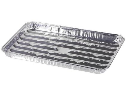 Miska MagicHome 34x23x2,5 cm, 3ks, perforovaná, hliník