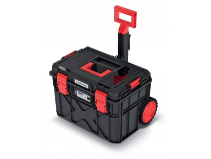 Kufr na nářadí s transp. kolečky X BLOCK LOG černý 546x380x400